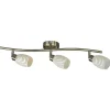 EPIKASA Plafondlamp-Clea Plafondlamp, Messing, Ecru, 58X9X20 Cm,