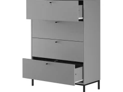 Loft24 Keukenmeubel-Commode 4 Laden Grijs