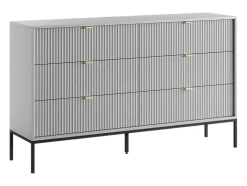 PASCAL MORABITO Ladekast-Commode Met 6 Lades - Grijs - Liouba - Van