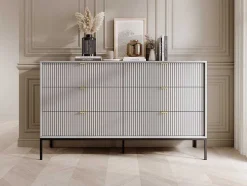 PASCAL MORABITO Ladekast-Commode Met 6 Lades - Grijs - Liouba - Van