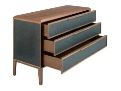 Angel Cerda Ladekast-Commode Van Pvc Donkergroen En Walnoot 7150