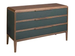 Angel Cerda Ladekast-Commode Van Pvc Donkergroen En Walnoot 7150