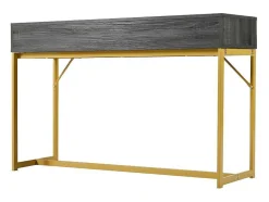 ModernLuxe Sidetable-Console Met 1 Lade - Moderne Stijl - Grijs