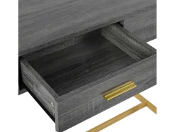 ModernLuxe Sidetable-Console Met 1 Lade - Moderne Stijl - Grijs