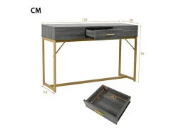 ModernLuxe Sidetable-Console Met 1 Lade - Moderne Stijl - Grijs