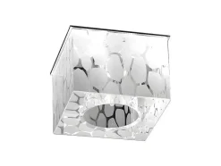 EPIKASA Plafondlamp-Cristaldream Plafondlamp, Chroom, 16X30X9 Cm,