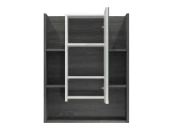 Vente-unique Accessoires & Spiegels-Daily Spiegelkast 1 Deur, 5 Planken, Wit.