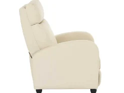 Vente-unique Fauteuil Kunstleer-Dallas Fauteuil, Creme