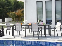 MYLIA Tuindecoratie-Decoratief Standbeeld Schaakspel In Cement Koning - B. 24,5 X H. 68 Cm - Gambit