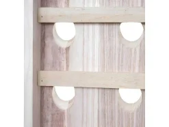 Vente-unique Keukenaccessoire En -Opbergruimte-Decoratieve Trilplank, Natuurlijk Bruin