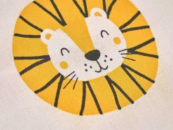 OZAIA Beddengoed-Dekbedovertrek Voor Kinderen Van Katoen 57 Draden /Cm - Dekbedhoes 140 X 200 Cm + 1 Kussensloop 63 X 63 Cm - Junglemotief - Junglia
