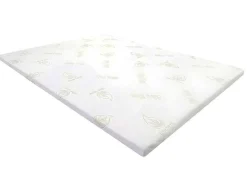 NATUREA Topmatras-Dekmatras Luxe Met Vormgeheugen Aloe Vera Van - 140 X 190 Cm