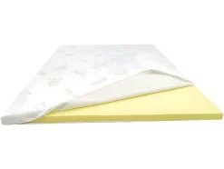 NATUREA Topmatras-Dekmatras Luxe Met Vormgeheugen Aloe Vera Van - 160 X 200 Cm