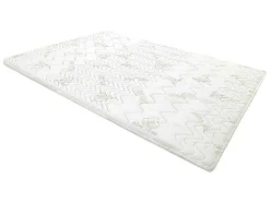 NATUREA Topmatras-Dekmatras Met Vormgeheugenschuim Aloe Vera Van - 180 X 200 Cm
