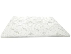 NATUREA Topmatras-Dekmatras Met Vormgeheugenschuim Aloe Vera Van - 140 X 190 Cm