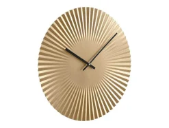 OZAIA Wandklok-Design Wandklok - D. 50 Cm - Metaal - Goudkleurig - Felinar