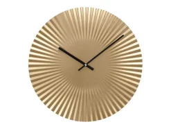 OZAIA Wandklok-Design Wandklok - D. 50 Cm - Metaal - Goudkleurig - Felinar
