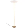 OZAIA Staande Lamp-Design-Lamp Met Ledverlichting Van Metaal - D45 X H180 Cm - Goud En Wit - Vaughan