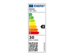 OZAIA Plafondlamp-Design-Plafondlamp Met Ledverlichting Van Aluminium En Metaal - L104 X H42 Cm - Zwart - Harlow