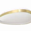 OZAIA Plafondlamp-Design-Plafondlamp Met Variabele Ledverlichting - Aluminium En Metaal - D65 - Goudkleurig - Granby