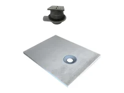 Shower & Design Douchebak-Douchebak Klaar Om Te Betegelen Delos Sifon Inbegrepen - 1200 X 900 X 40 Mm - Snijdbaar