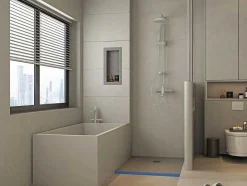 Shower & Design Douchebak-Douchebak Klaar Om Te Betegelen Delos Sifon Inbegrepen - 1200 X 900 X 40 Mm - Snijdbaar