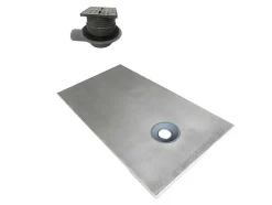 Shower & Design Douchebak-Douchebak Klaar Om Te Betegelen Delos Sifon Inbegrepen - 1600 X 900 X 40 Mm - Snijdbaar