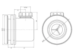 Shower & Design Douchebak-Douchebak Lyros Inclusief Sifon - 1200 X 900 X 40 Mm - Antraciet