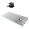 Shower & Design Douchebak-Douchebak Om Te Betegelen Delos Sifon Inbegrepen - 1800 X 900 X 40 Mm - Snijdbaar
