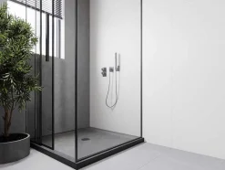 Shower & Design Douchebak-Douchebak Om Te Plaatsen Van Beton - L90 X B90 X H4 Cm - Zamzor