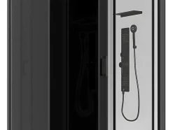 Shower & Design Douchecabine-Douchecabine Massagefunctie - Omkeerbare Installatie - L110 X B80 X H215 Cm - Fomira