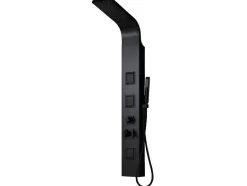 Shower & Design Douchekolom-Douchekolom Met Massagestralen Tyra - Zwart - 20*150 Cm