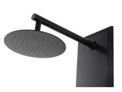 Shower & Design Douchekolom-Douchekolom Met Massagestralen Jubida - Zwart - 20*130 Cm