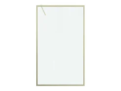 Shower & Design Douchewand-Douchewand Voor Inloopdouche 120 X 200 Cm Goudkleurig Gehard Glas Amberi