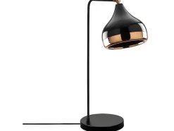 OZAIA Lamp-Draaibare Bureaulamp Van Metaal Yildo - D17 X H52 Cm - Zwart En Koperkleurig
