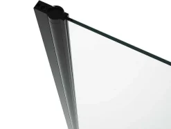 Shower & Design Douchewand-Draaibare Douchedeur - 70 X 195 Cm - Matzwart - Gehard Glas - Sarasota