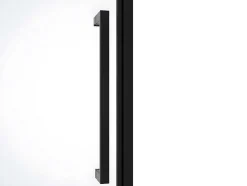 Shower & Design Douchewand-Draaibare Douchedeur Van Matzwart Metaal - Industriele Stijl - 90 X 195 Cm - Tamri