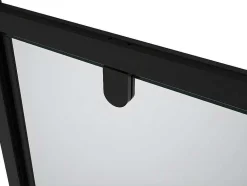Shower & Design Douchewand-Draaibare Douchedeur Van Matzwart Metaal - Industriele Stijl - 90 X 195 Cm - Tamri