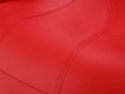 Vente-unique Handstoel-Draaiende Fauteuil Catchy Van Kunstleer - Rood