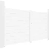 EXPERTLAND Hekjes & Poorten-Draaipoort Van Aluminium B355 X H181 Cm Wit - Nazario