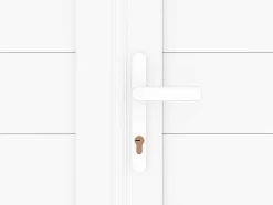 EXPERTLAND Hekjes & Poorten-Draaipoort Van Aluminium B355 X H181 Cm Wit - Nazario