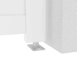 EXPERTLAND Hekjes & Poorten-Draaipoort Van Aluminium B355 X H181 Cm Wit - Nazario