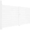 EXPERTLAND Hekjes & Poorten-Draaipoort Van Aluminium B397 X H181 Cm Wit - Nazario