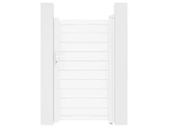 EXPERTLAND Hekjes & Poorten-Draaipoort Van Aluminium L103 X H181 Cm Wit - Nazario