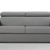 Vente-unique Speciale Modellen Zitbanken & Fauteuils-Driezits Express-Bedbank Van Stof Vizir - Grijs - Slaapafmeting 140 Cm