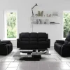 Vente-unique 2En 3-Zitsbank-Driezits Relaxbank Microvezel Hernani - Grijs