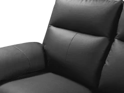 Vente-unique Zitbank-Driezits Relaxbank Van Buffelleer Pakita - Zwart