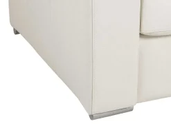 LINEA SOFA Slaapbank Met Matras-Driezits Slaapbank 100% Buffelleer Delectea Ii - Wit