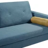 Vente-unique Scandinavisch-Driezitsbank Tatum Van Stof - Blauw