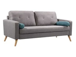 Vente-unique Scandinavisch-Driezitsbank Tatum Van Stof - Grijs